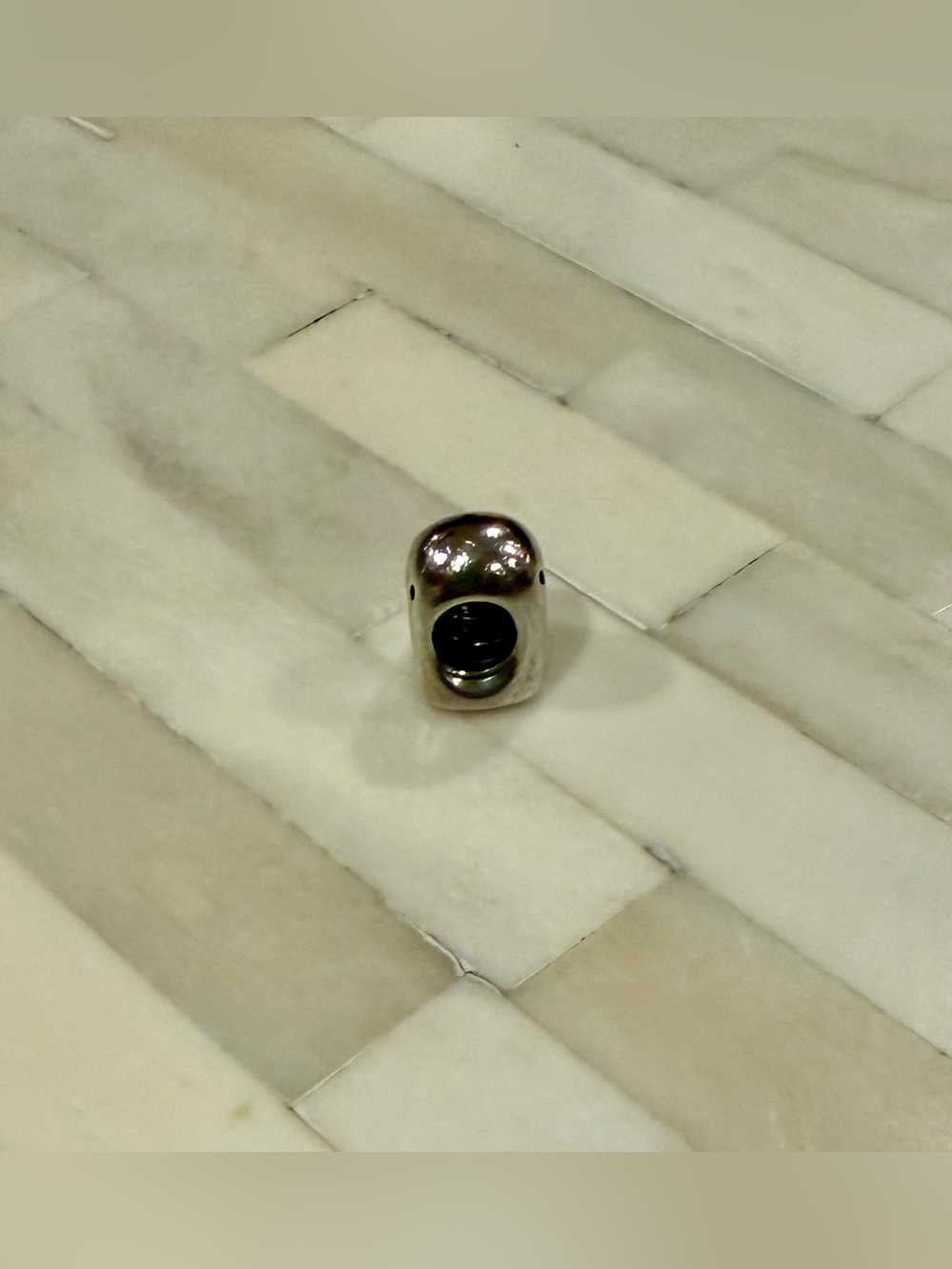 Pandora Ghost Charm Bead Sterling Silver Authentic Retired - Picture 3 of 4